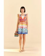 Vivid Garden Mini Dress