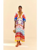 Vivid Garden Maxi Dress