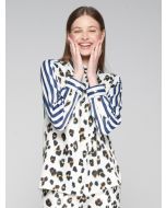 Striped Tea Flores Leopard Blo