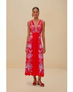 Porcelain Garden Midi Dress