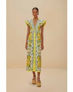 Sicily Scarf Off-White Maxi