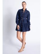 Saraswati Denim Mini Dress