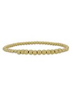 4mm Gold Filled Ball Bracelet