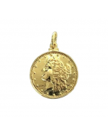 Goddess Coin Charm