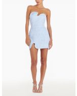 Strapless Puzzle Mini Dress