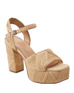 Calyn Raffia Platform Sandal