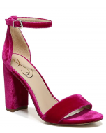 Yaro Velvet Block Heel Sandal