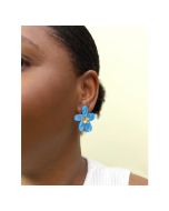 Small Flower Statement Studs