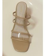 Acrylic Double Strap Sandal