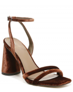 Kia Velvet Block Heel Sandal