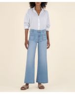 Meg High Rise Wide Leg W Patch