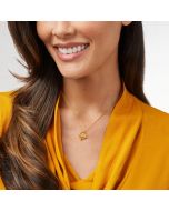 Bee Cameo Solitaire Necklace