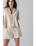 Striped Boxy Button Down