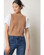 Mixed Media Pullover Sweater