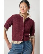 Short Sleeve Cardigan Sweater