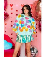 Fuzzy Candy Heart Sweatshirt