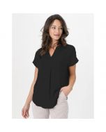 S/S V-neck Blouse