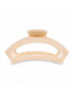 Open Large Clip- Almond Beige