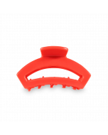 Open Coral Tiny Hair Clip