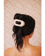 Almond Beige Med Flat Clip